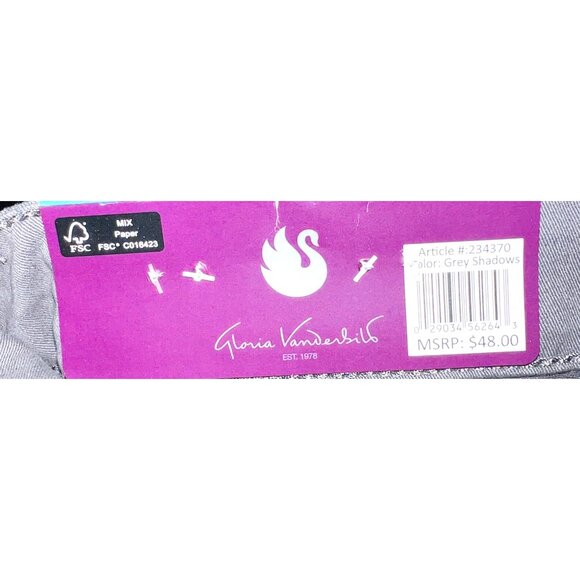 Gloria Vanderbilt Amanda 2.0 Grey Shadows Womens Pants Size 12  NEW MSRP $48.00 - Picture 3 of 3